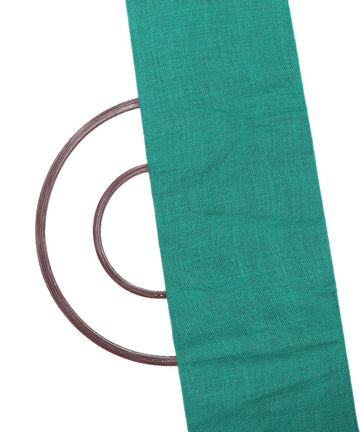 pine green plain jute fabric